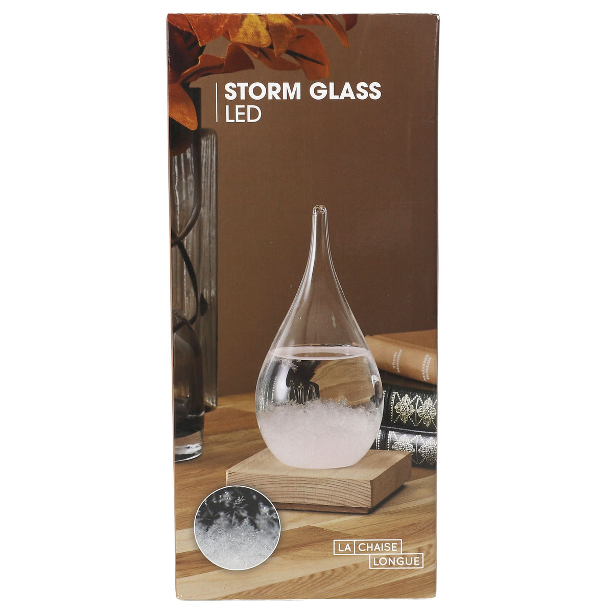 VERRE TEMPETE GOUTTE LED