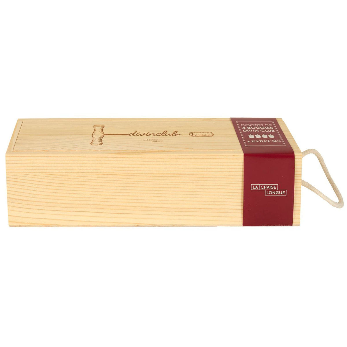 COFFRET DE 4 BOUGIES DIVIN CLUB