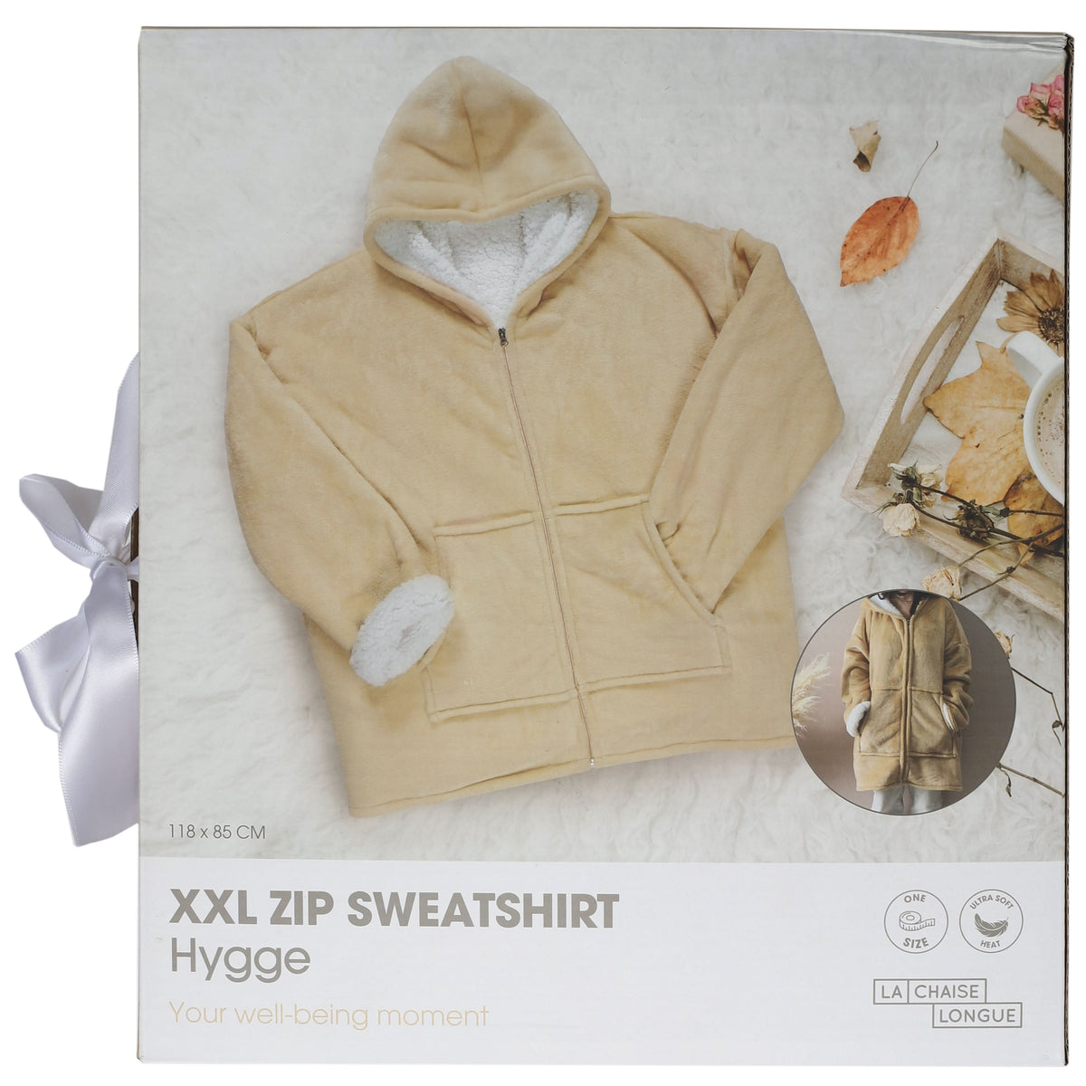 SWEAT ZIPPE XXL HYGGE