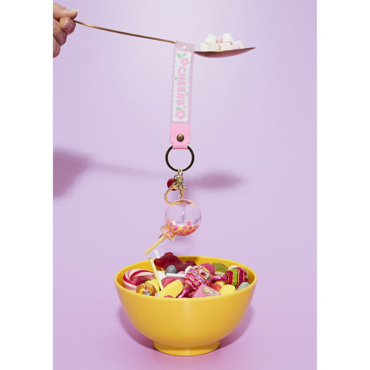PORTE-CLES LOLIPOP KAWAII (coloris aléatoire)
