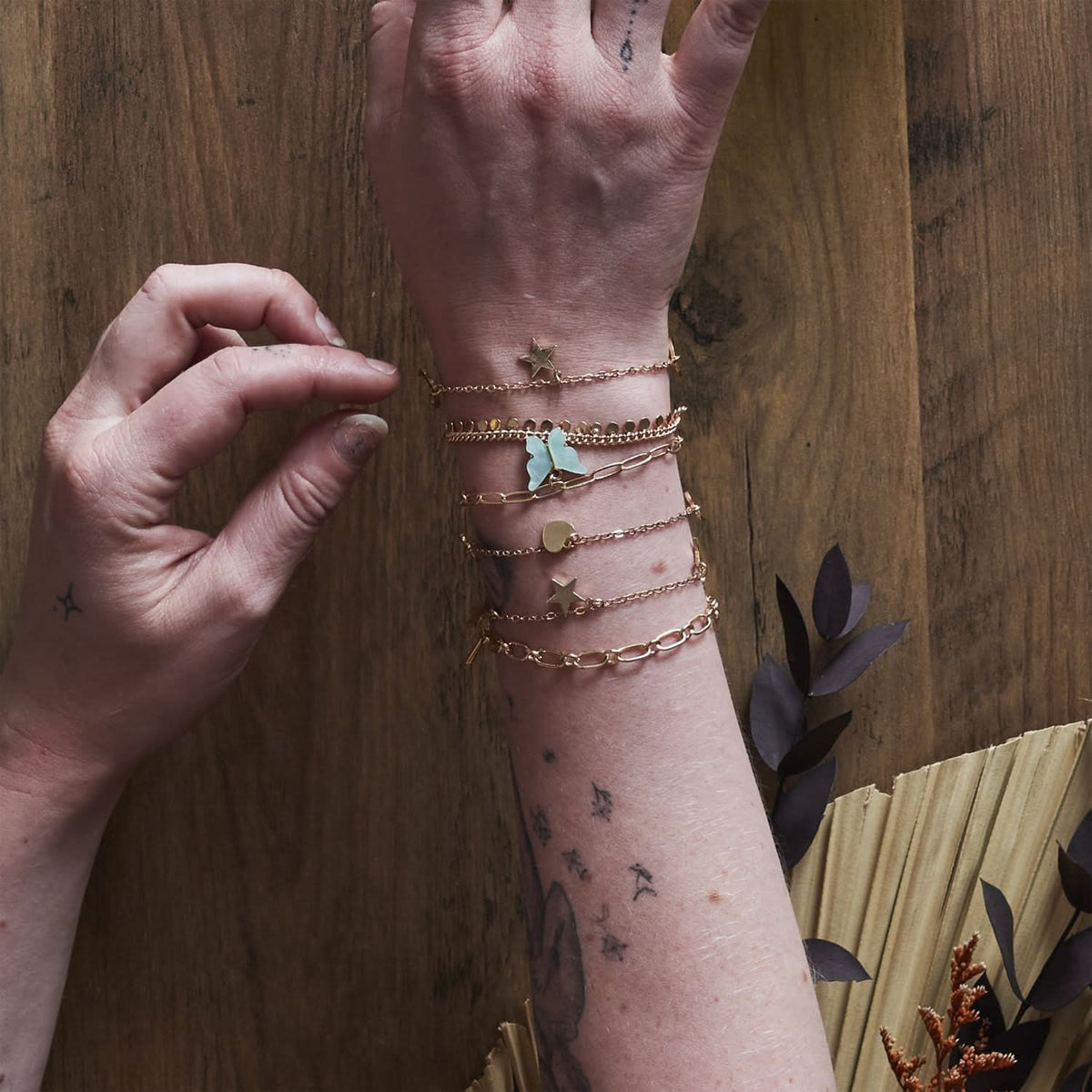 CARTE A GRATTER BRACELET TATOO LOVE