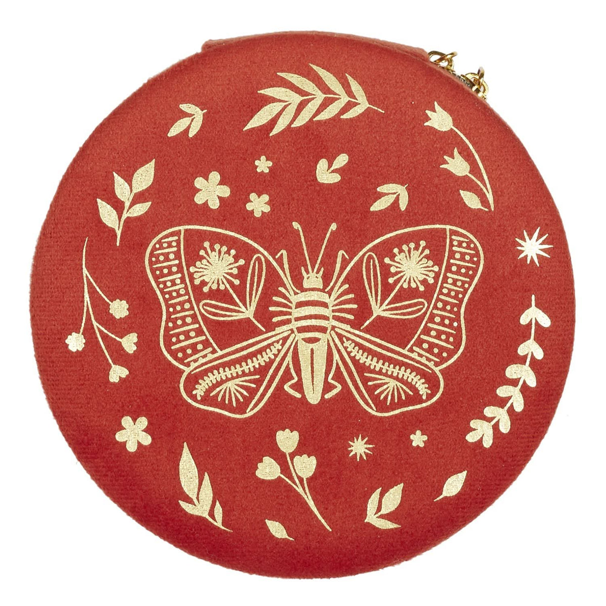 COFFRET A BIJOUX PAPILLON GOLD
