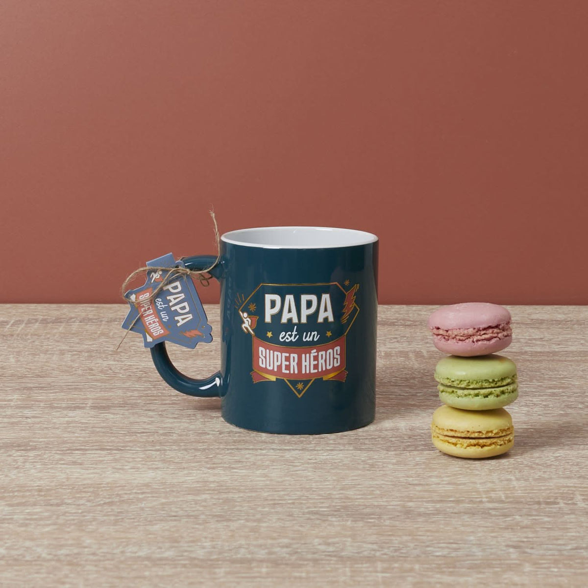 MUG PAPA SUPER HEROS
