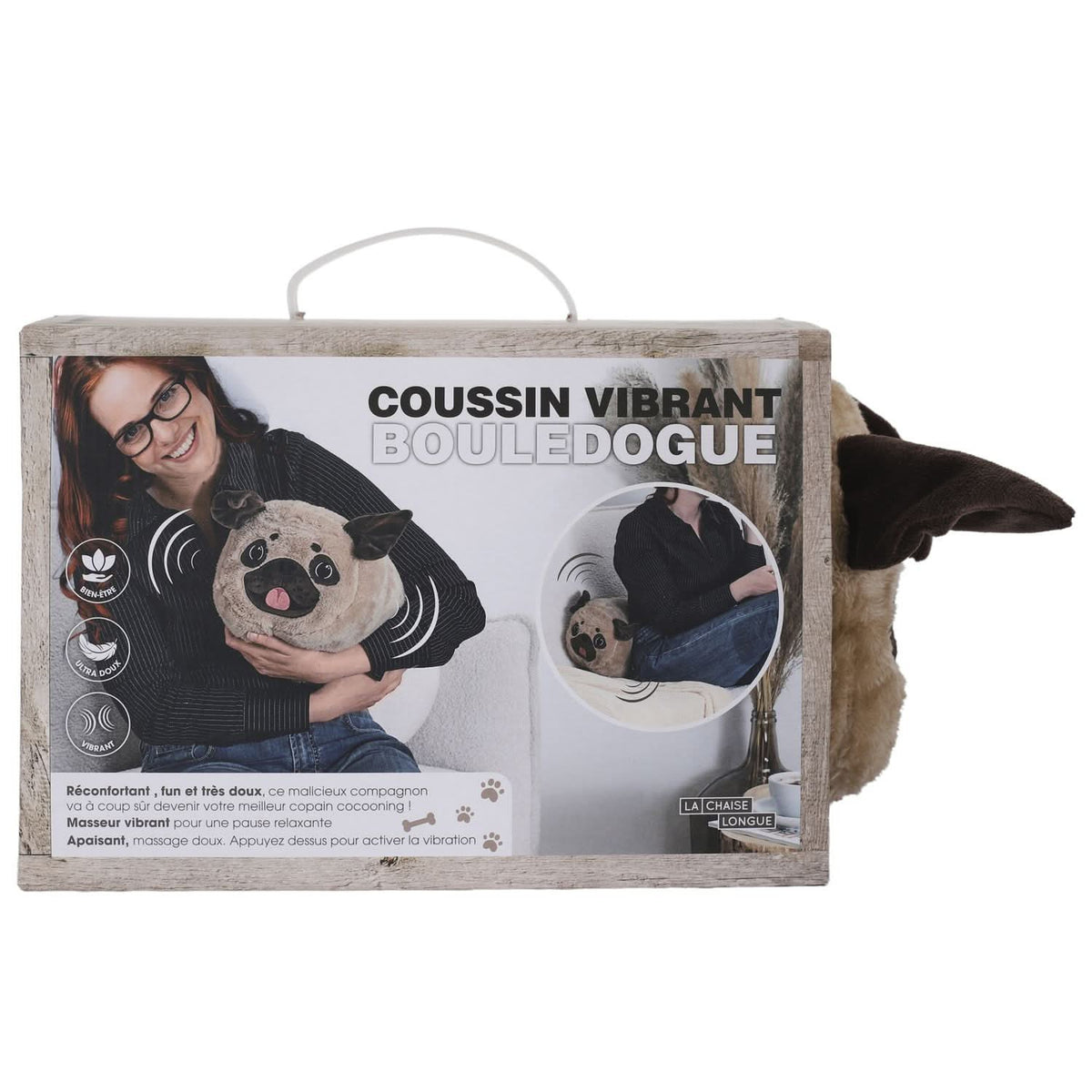 COUSSIN VIBRANT BOULEDOGUE