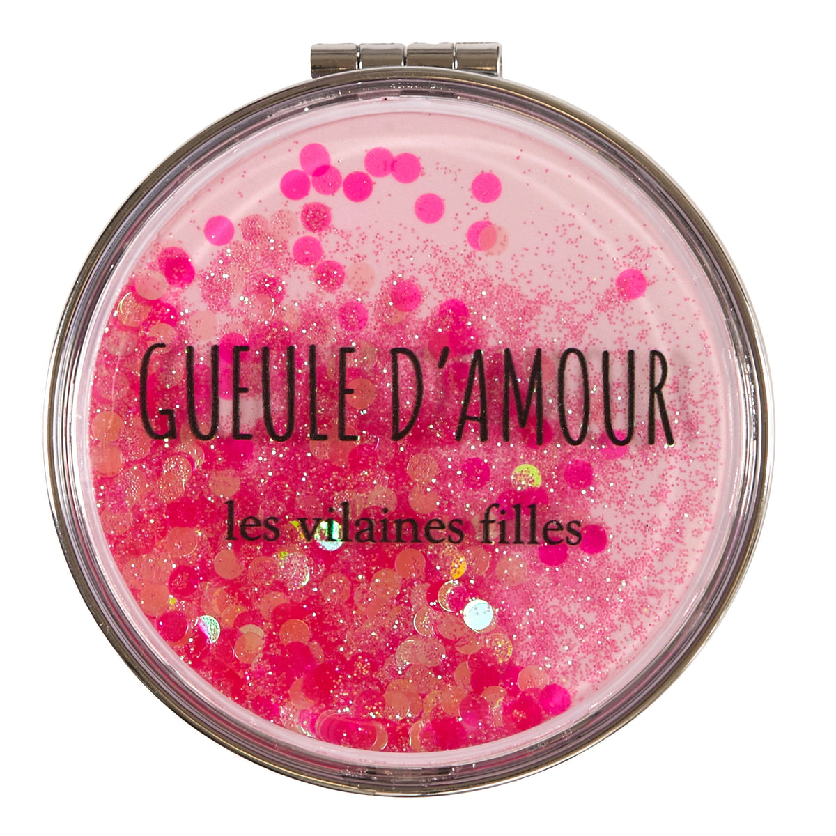 MIROIR DE POCHE PAILLETTES