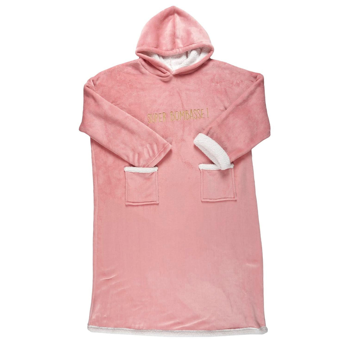 SWEAT PLAID BOMBASSE ROSE