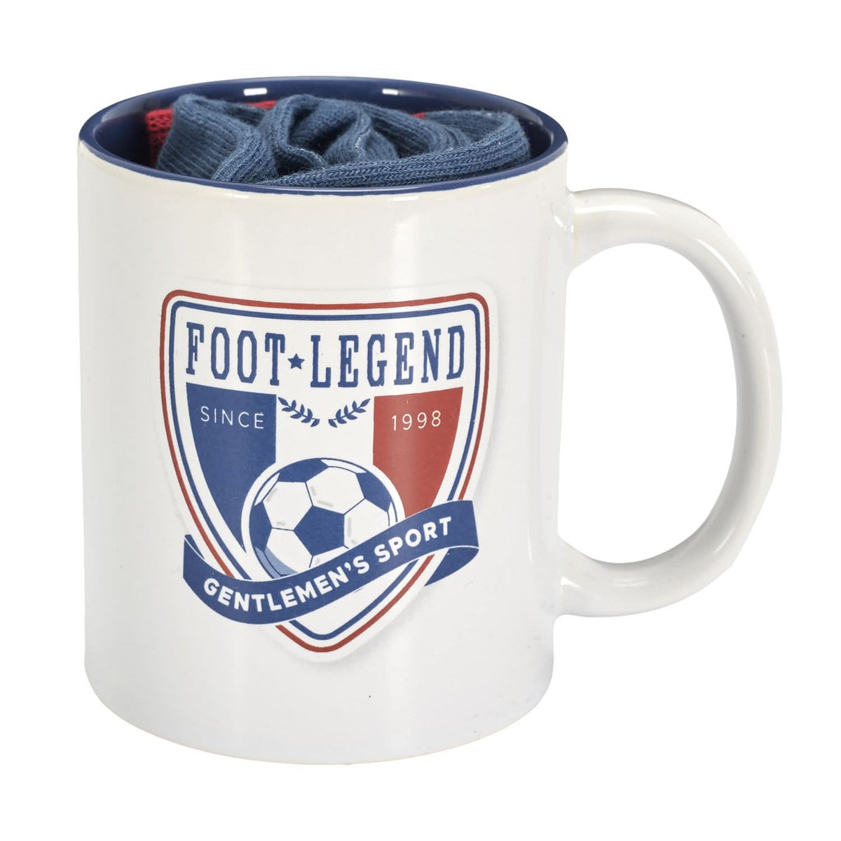 COFFRET MUG ET CHAUSSETTES FOOTBALL