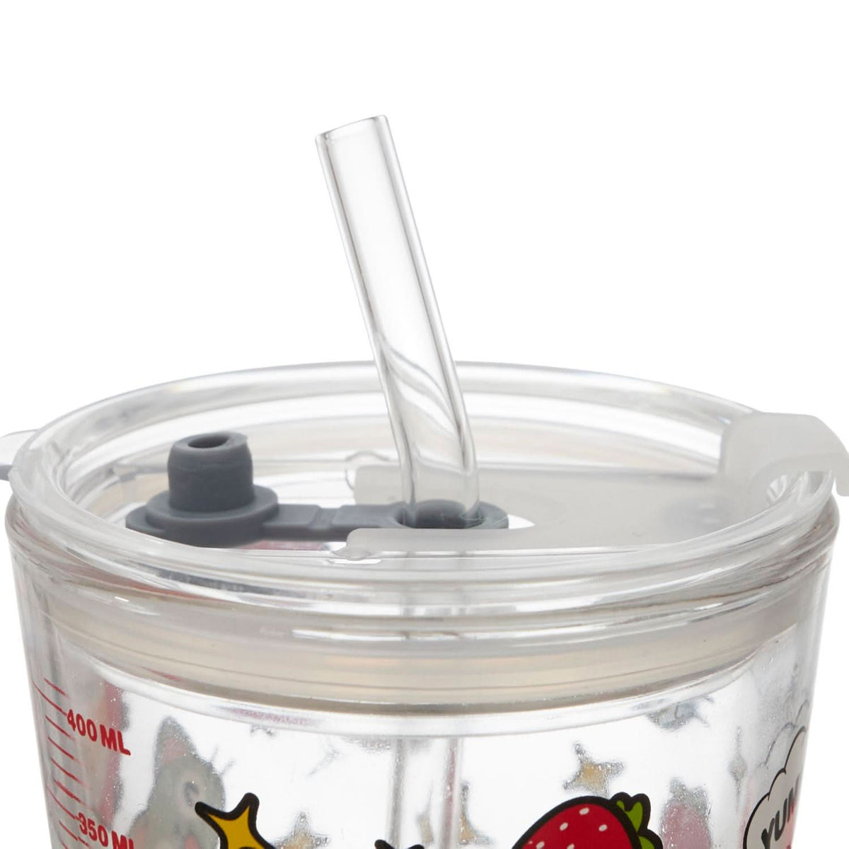 VERRE PAILLE HAPPY KAWAII