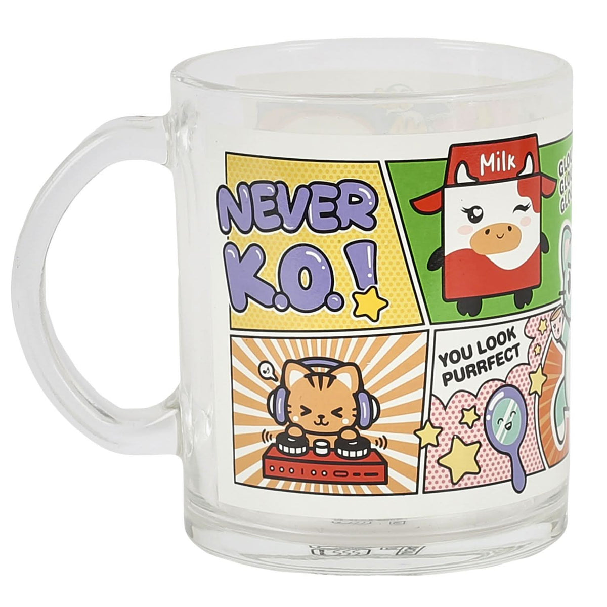MUG VERRE BD KAWAII