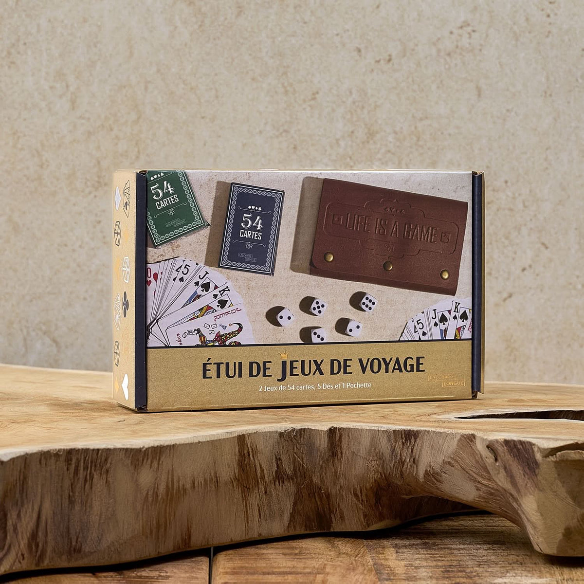 ETUI DE JEUX DE CARTES ET DES LIFE IS A GAME
