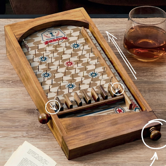 JEU DE FLIPPER EN BOIS BOSTON