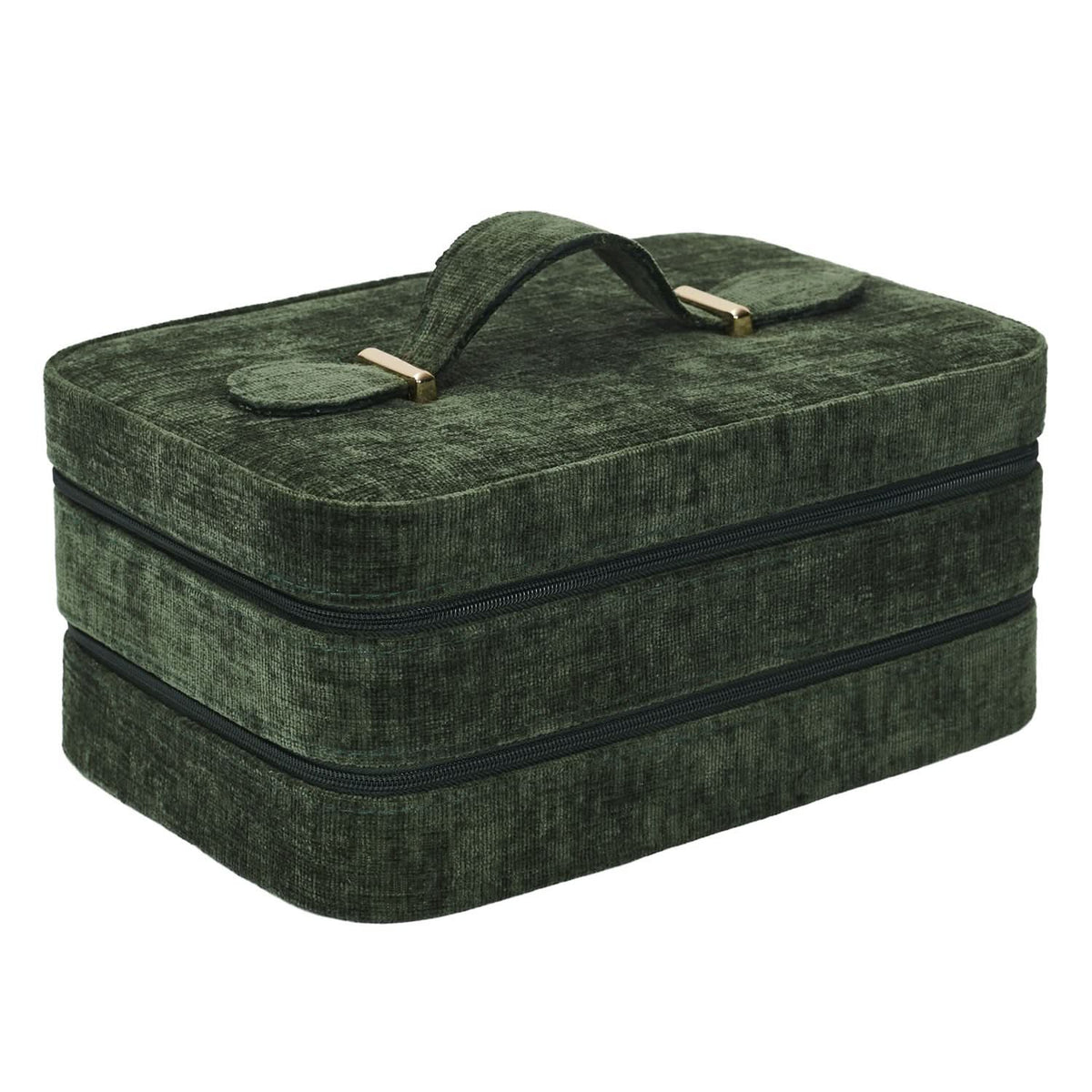 COFFRET A BIJOUX VELOURS JARDIN D’EDEN