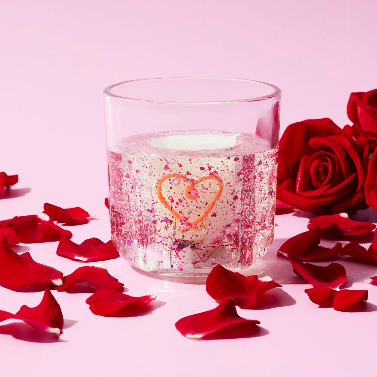 BOUGIE EFFET NEON COEUR