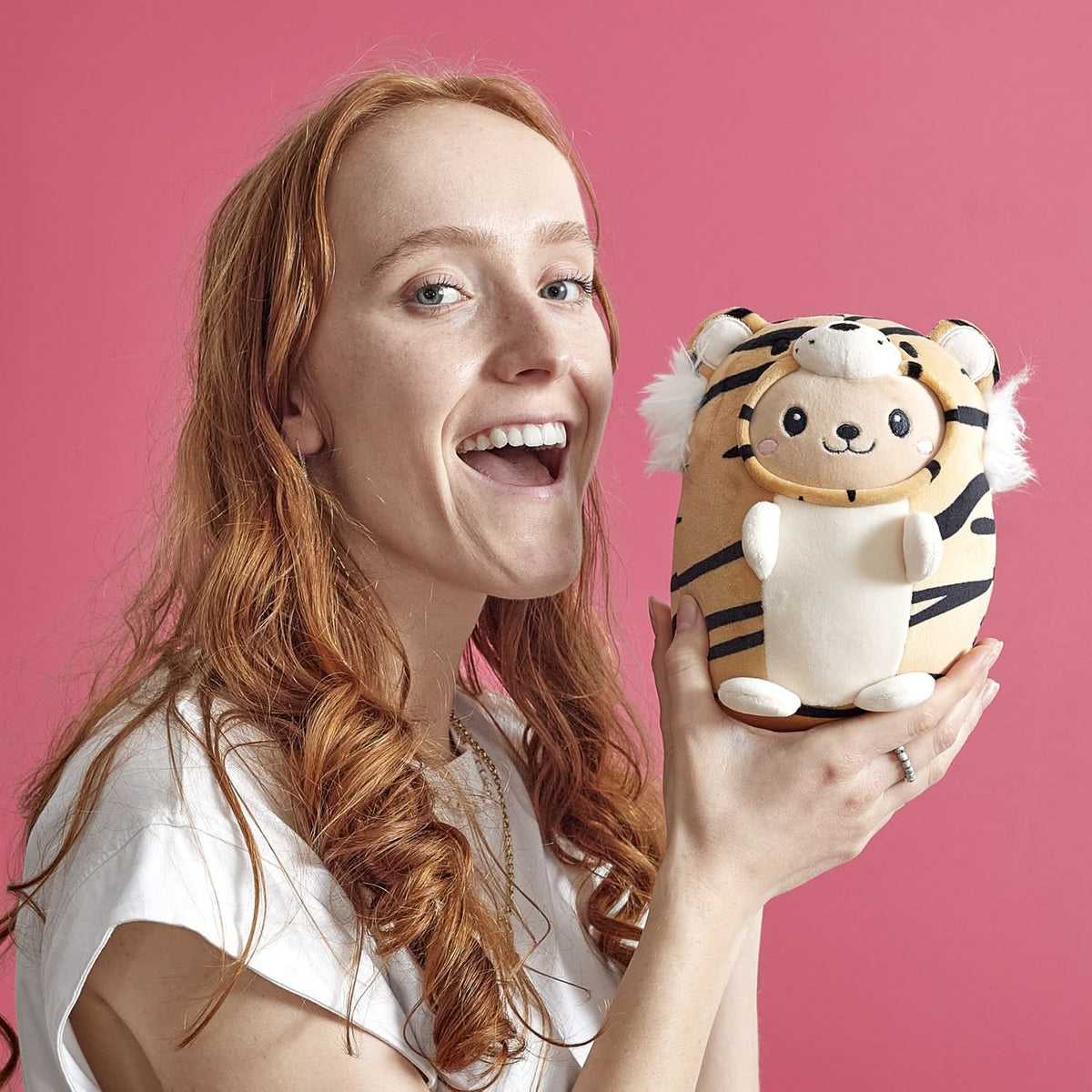 PELUCHE COSY CAT DEGUISE TIGRE