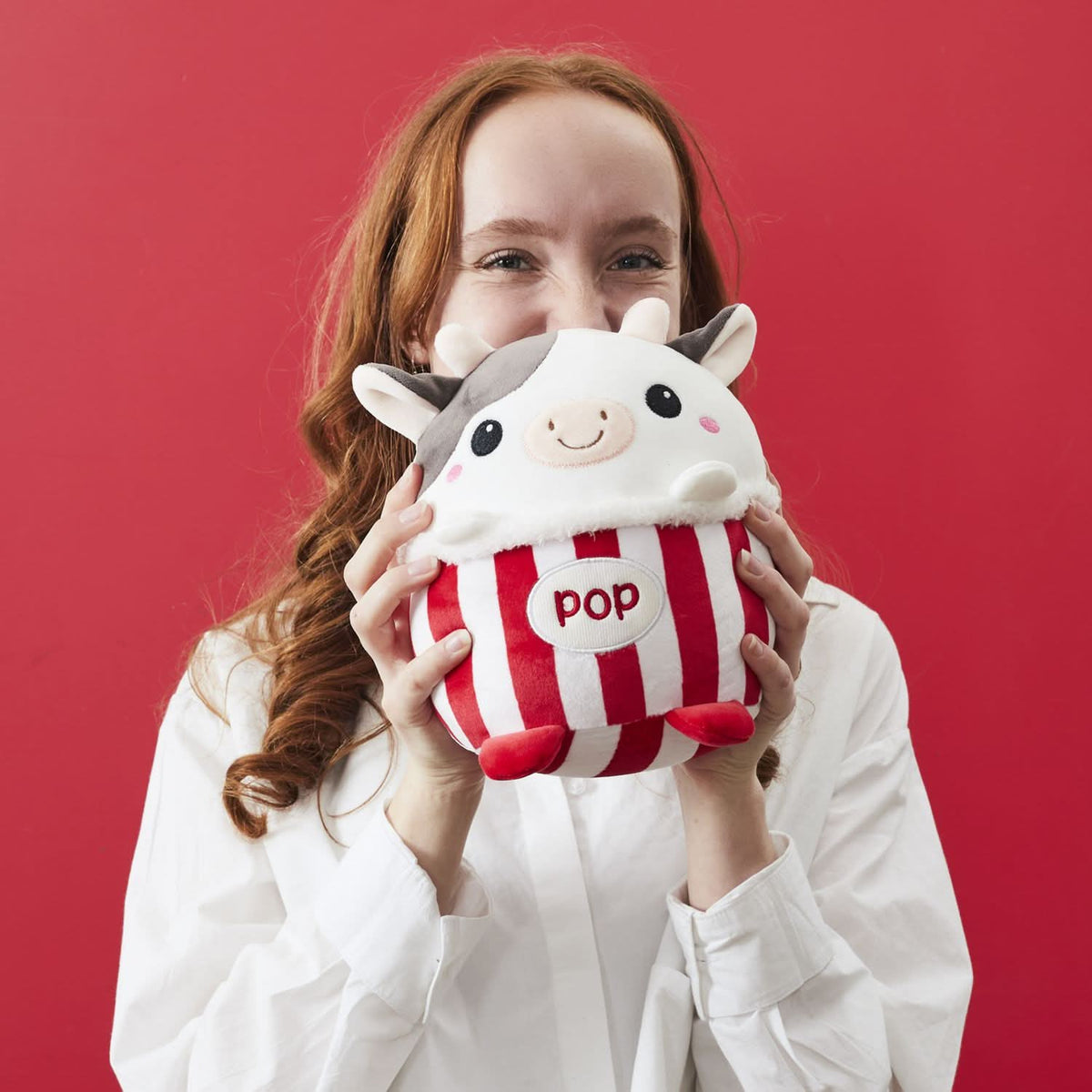PELUCHE YUMMY COW POP CORN