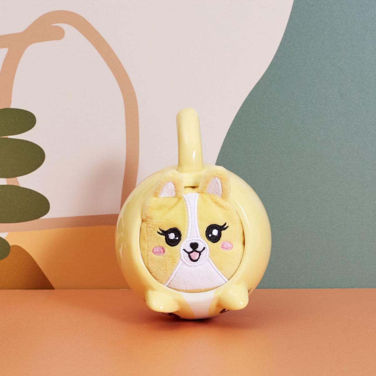 MUG ET PORTE CLES SQUISHY CORGI