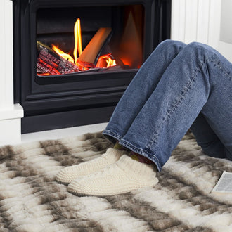 CHAUSSONS CHAUSSETTES JACQUARD COSY TIME