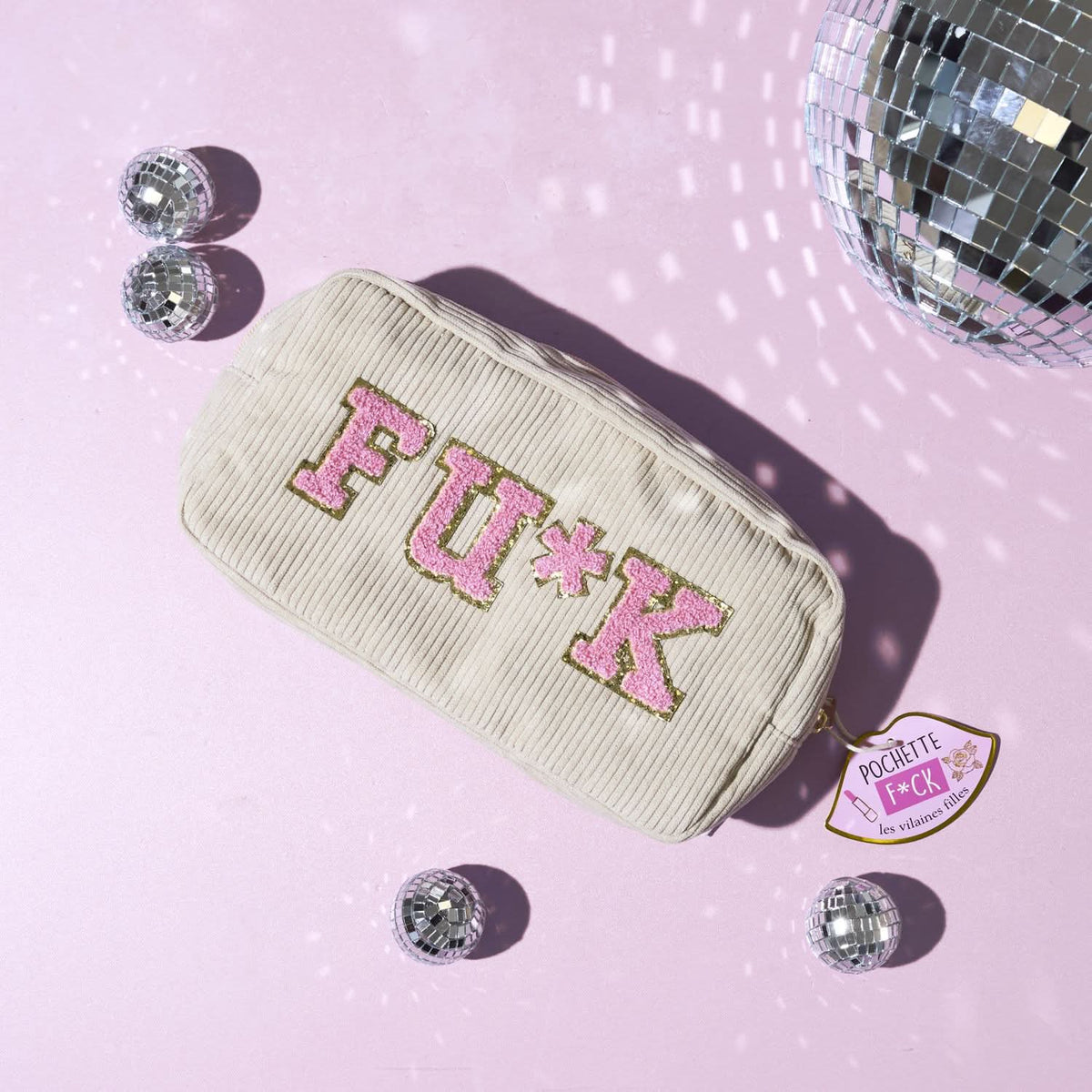 TROUSSE DE TOILETTE VELOURS FU*K