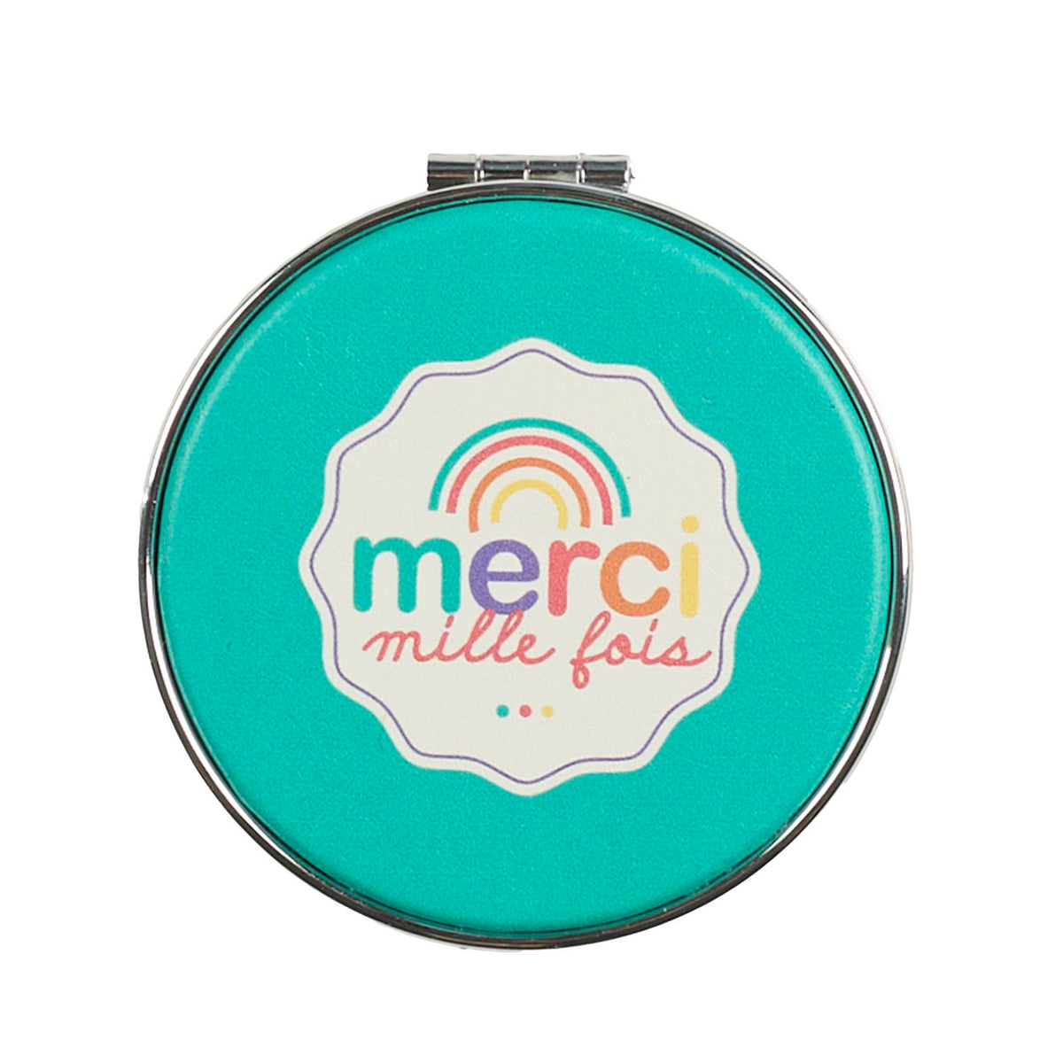 MIROIR DE POCHE  MERCI 1000 FOIS