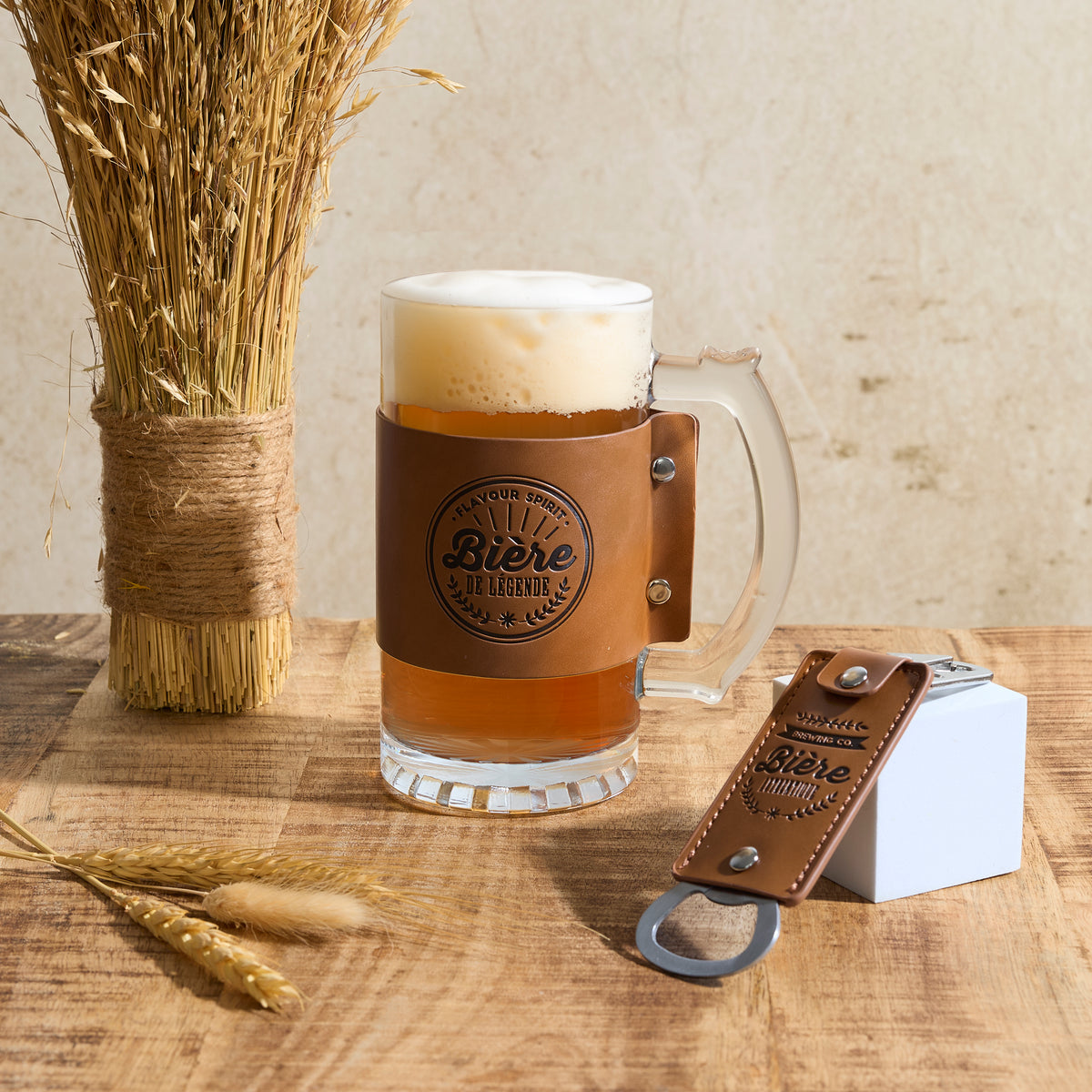 COFFRET CHOPE ET DECAPSULEUR BIERE DE LEGENDE
