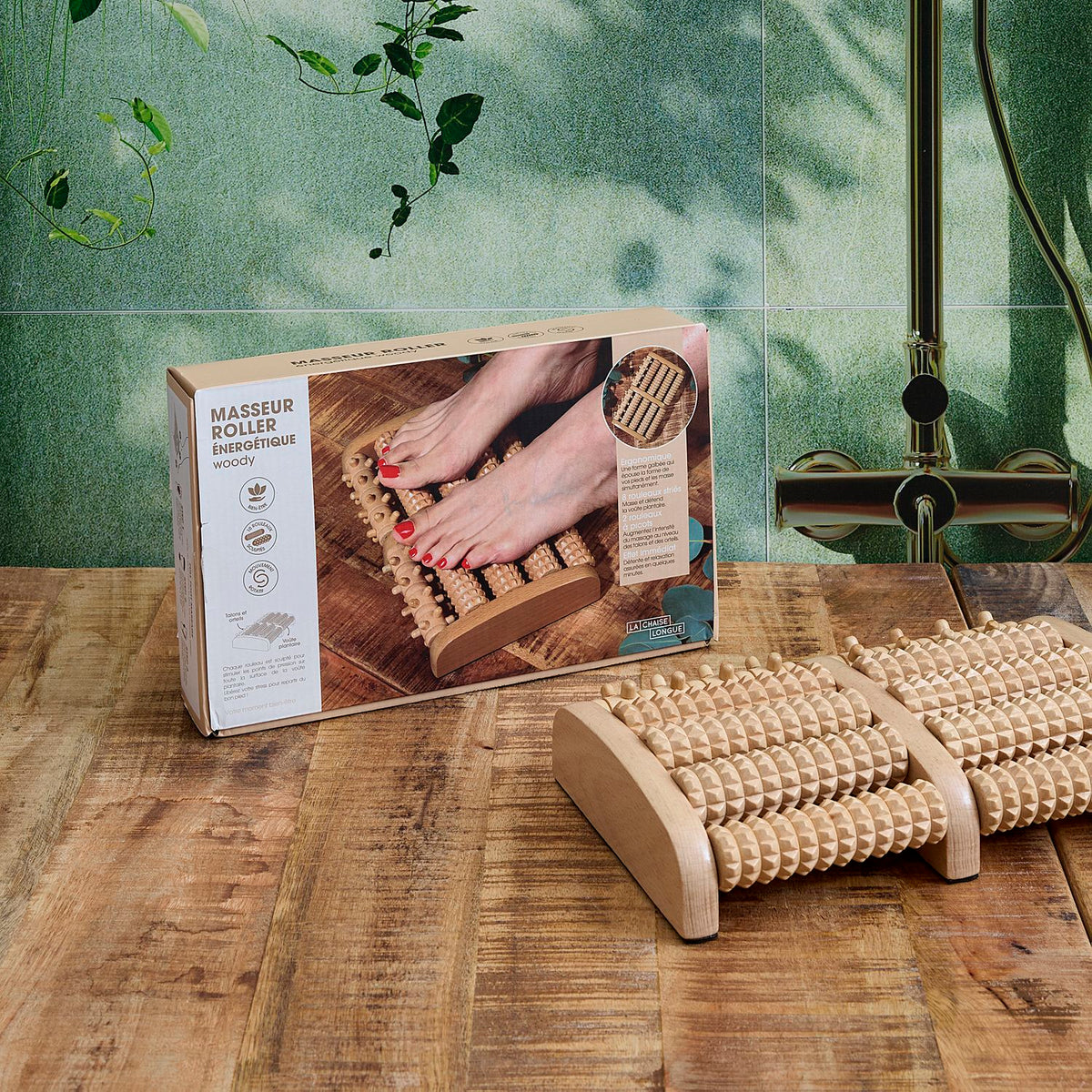 MASSEUR ROLLER ENERGETIQUE WOODY