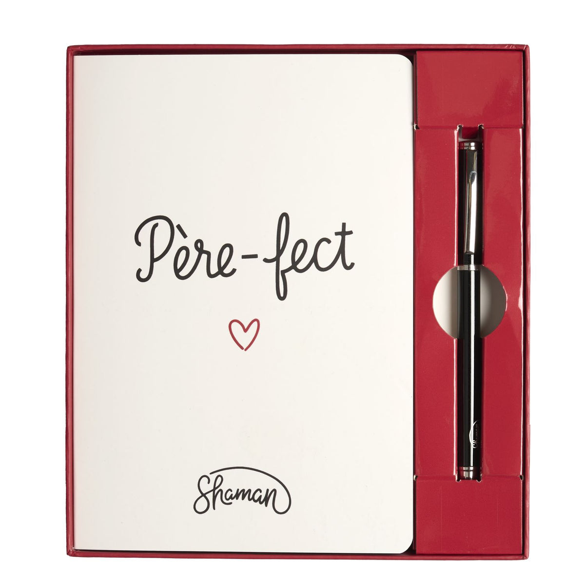 COFFRET NOTEBOOK ET STYLO PERE-FECT