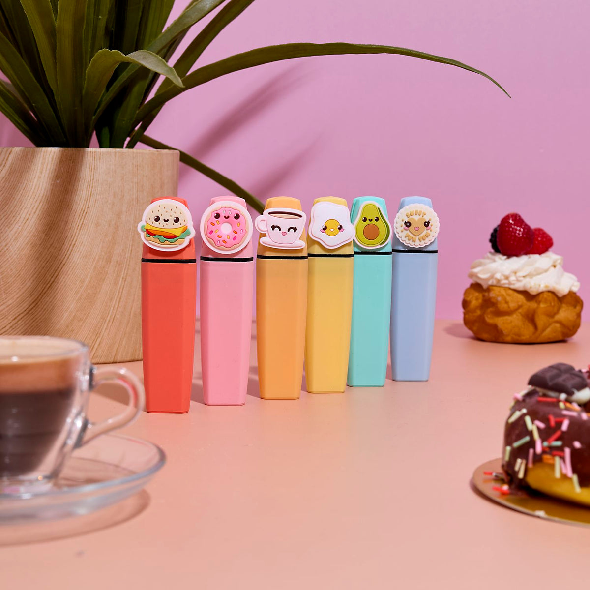 MES 6 SURLIGNEURS YUMMY