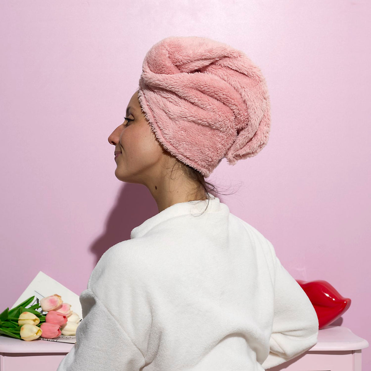 SERVIETTE CHEVEUX LES COQUETTES