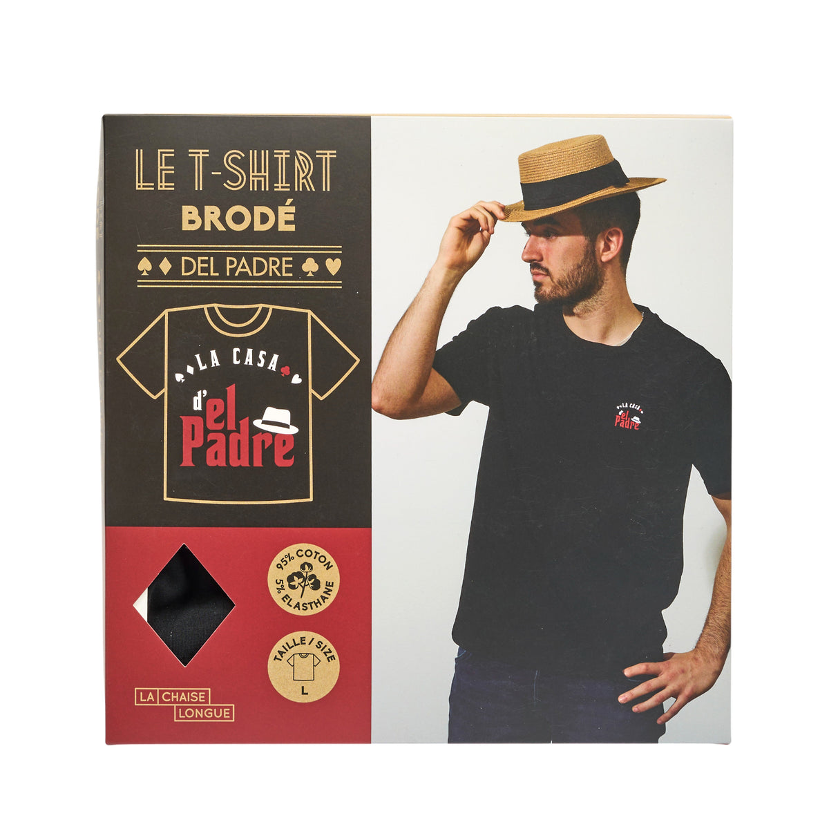 COFFRET T-SHIRT BRODE EL PADRE L
