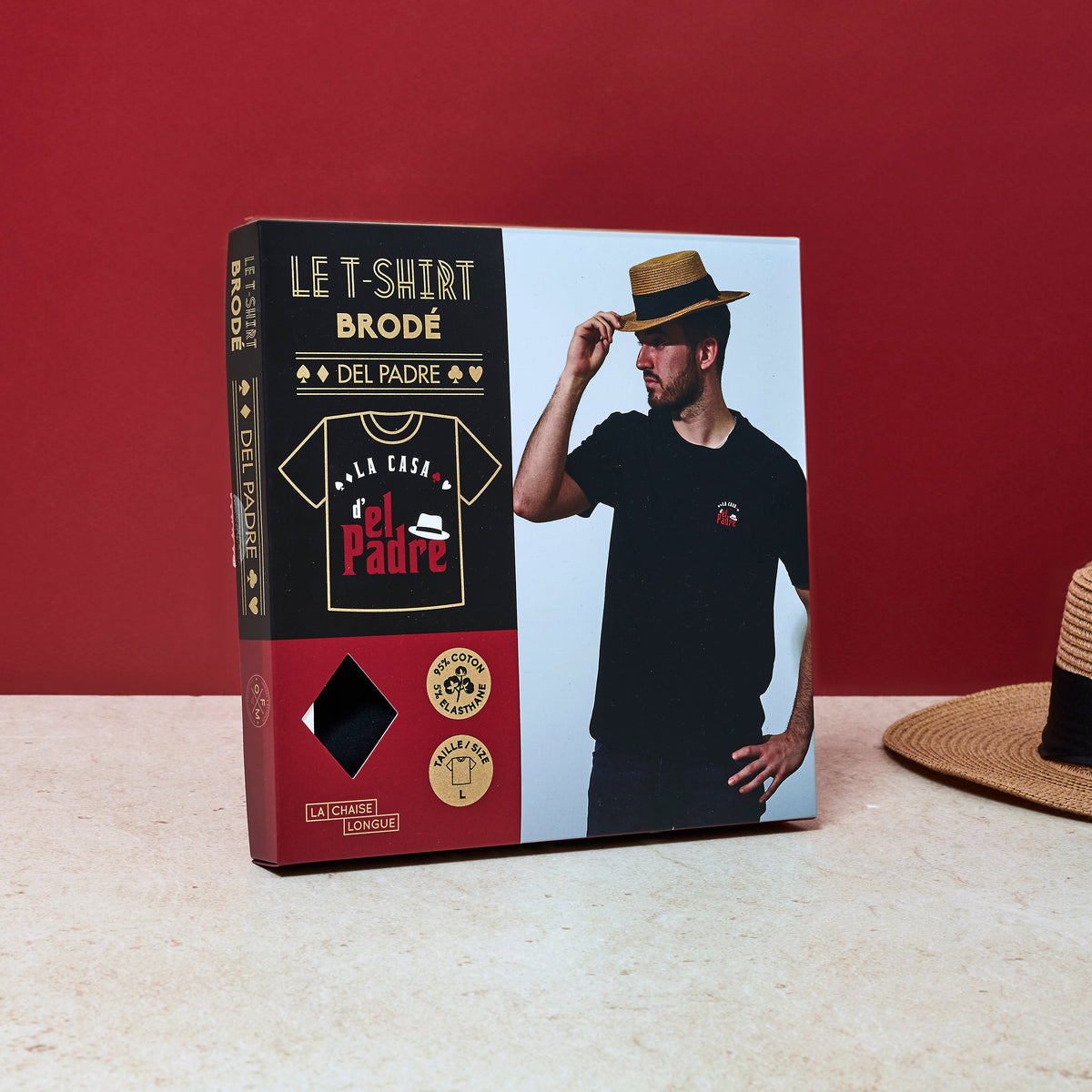 COFFRET T-SHIRT BRODE EL PADRE L