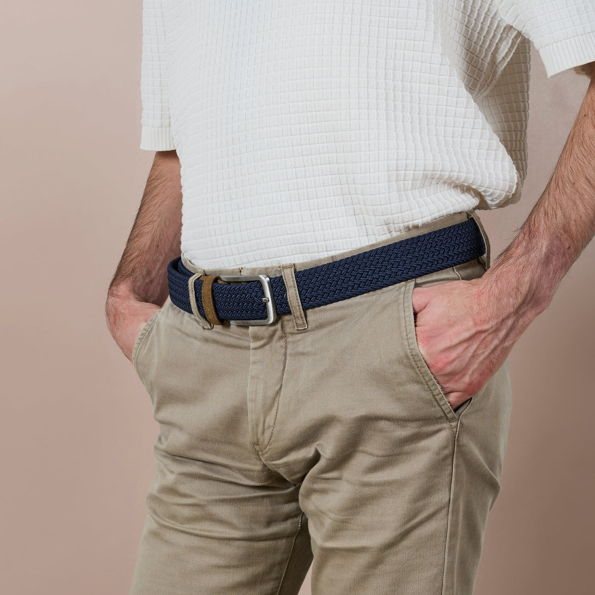 CEINTURE HOMME BLEU MARINE