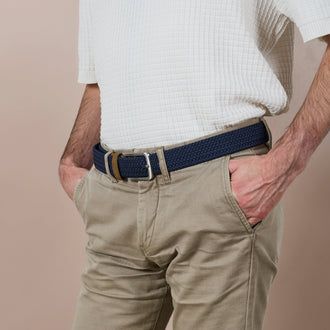 CEINTURE HOMME BLEU MARINE