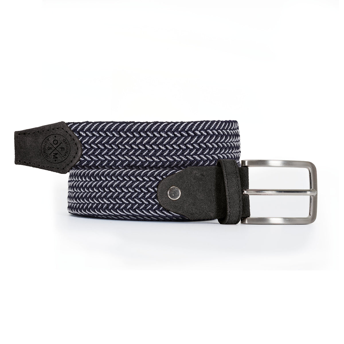 CEINTURE HOMME NOIR ET BLANC