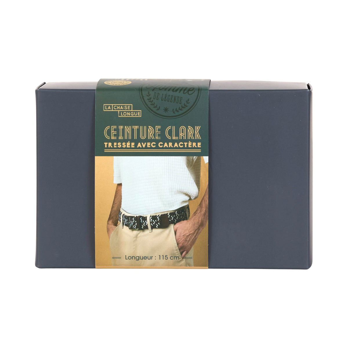 CEINTURE HOMME MULTICOLOR BLEU BEIGE