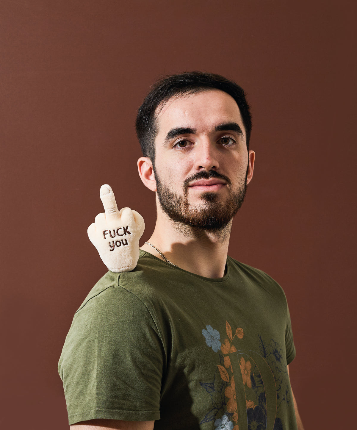 PELUCHE AIMANTEE DOIGT D'HONNEUR FUCK