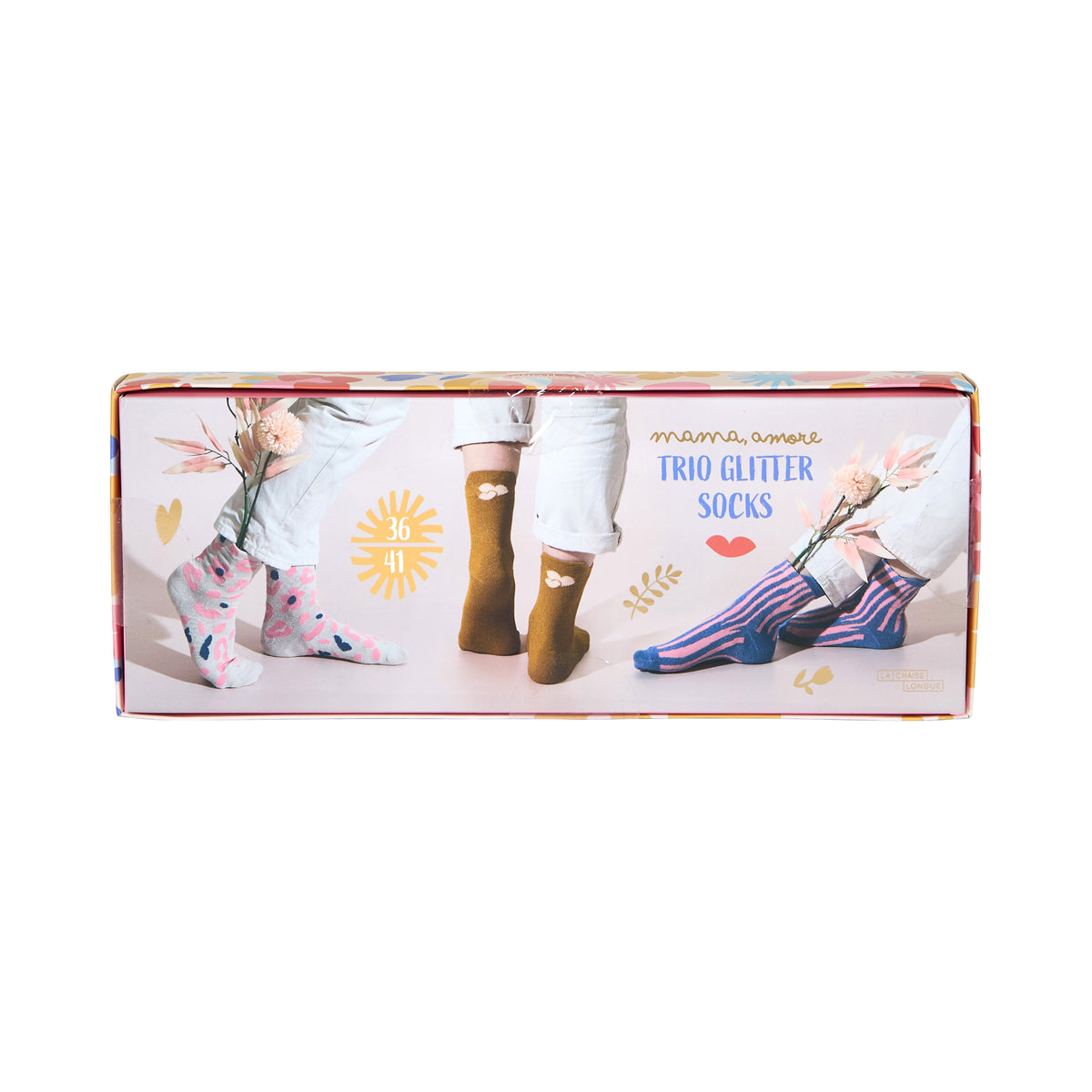 COFFRET DE 3 PAIRES DE CHAUSSETTES MAMA LOVA