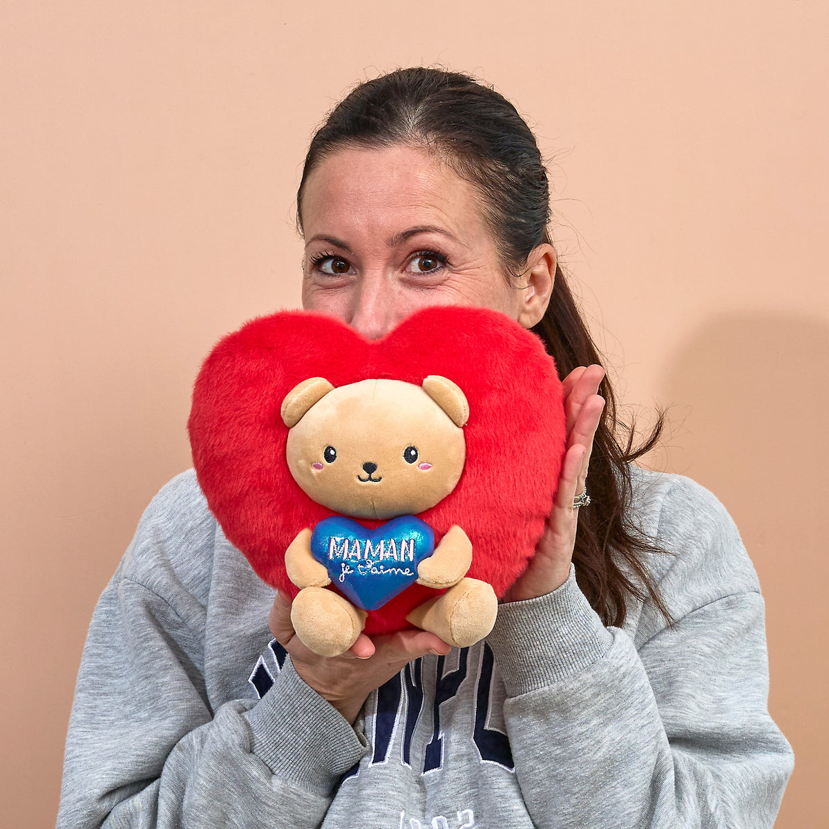 PELUCHE OURSON MAMAN JE T'AIME