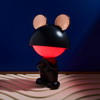 LAMPE ENCEINTE MISTER MOUSE GM DEBOUT NOIR