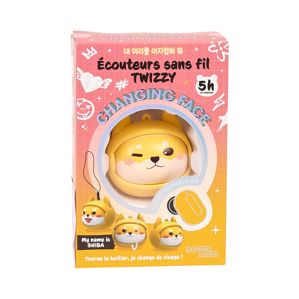 ECOUTEURS SANS FIL CHANGING FACE SHIBA