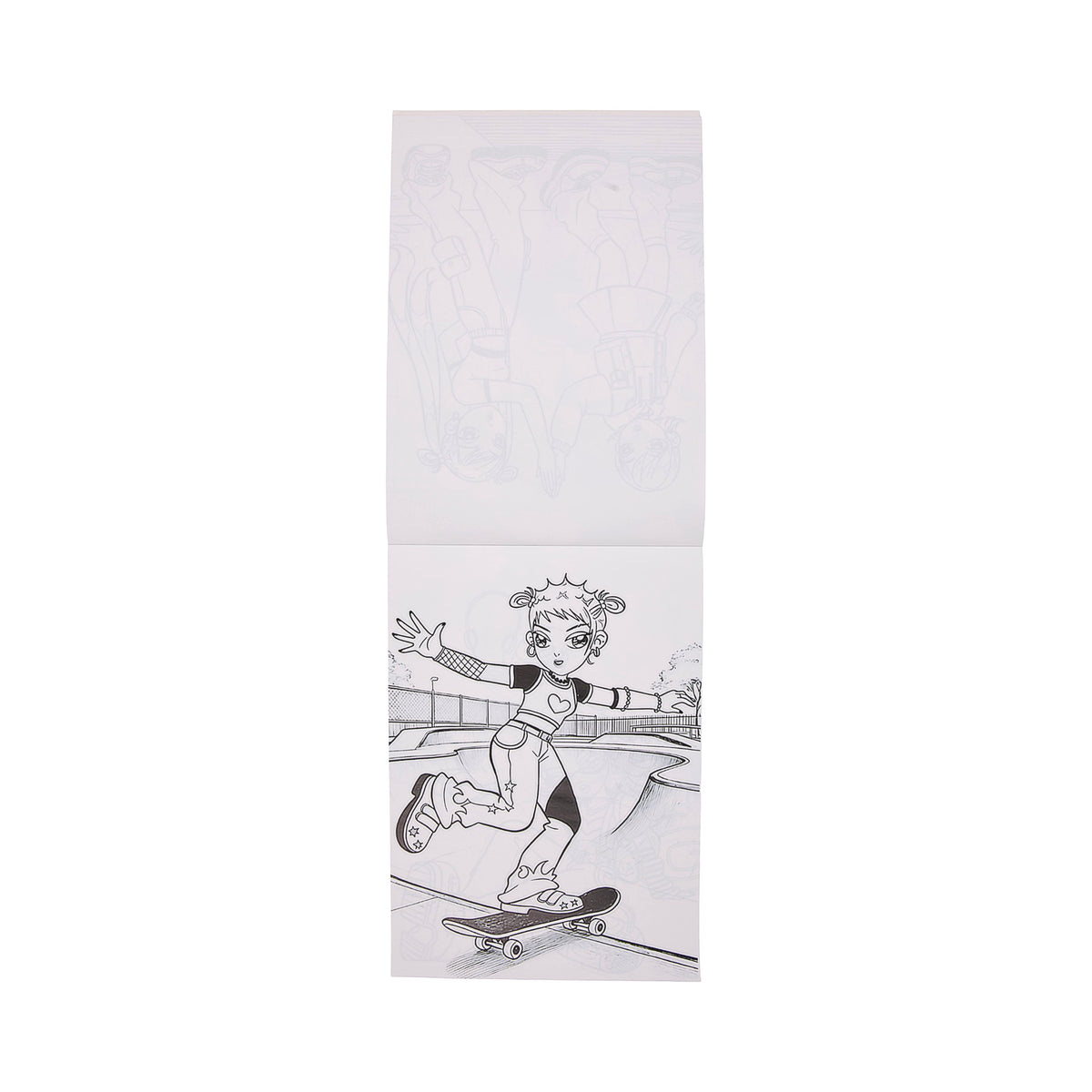 CARNET DE COLORIAGE ET FEUTRES K-POP
