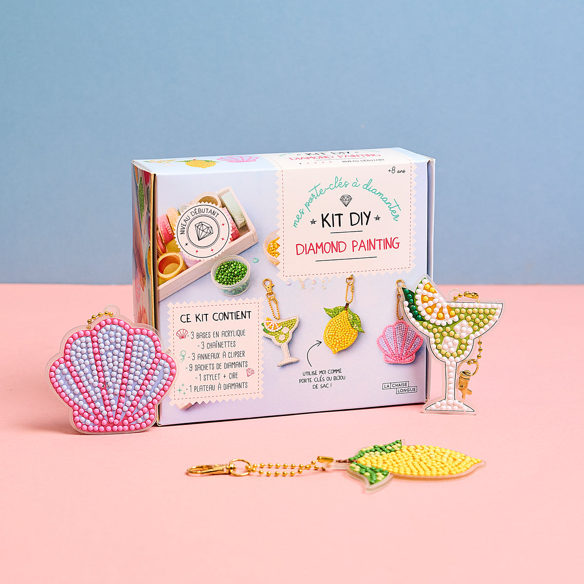KIT DIY DIAMOND PAINTING PORTE CLES