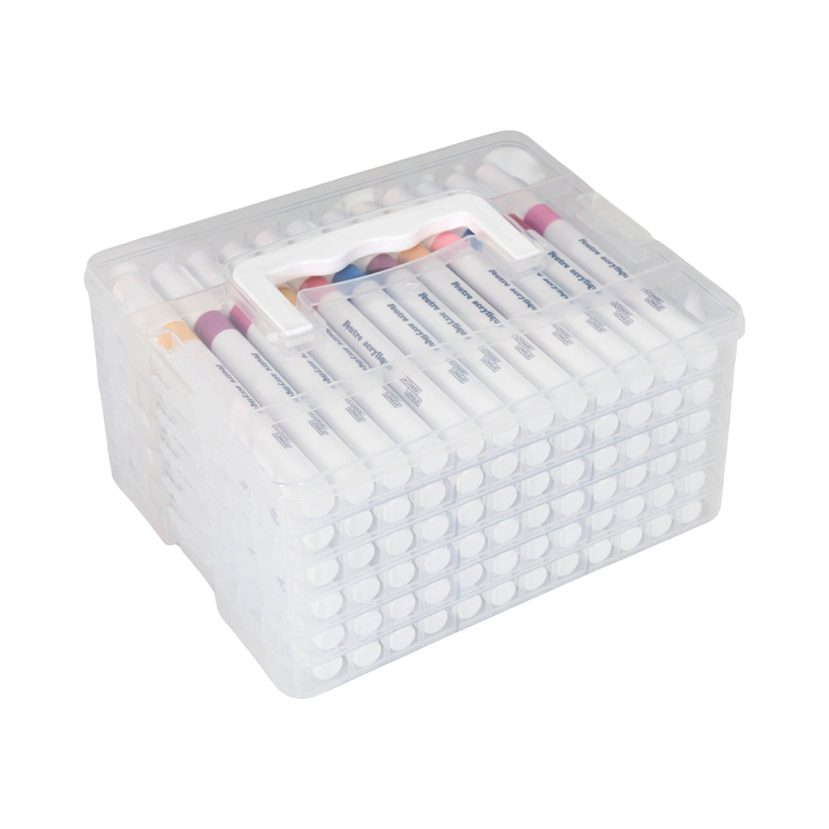 MALLETTE DE 72 FEUTRES ACRYLIQUES