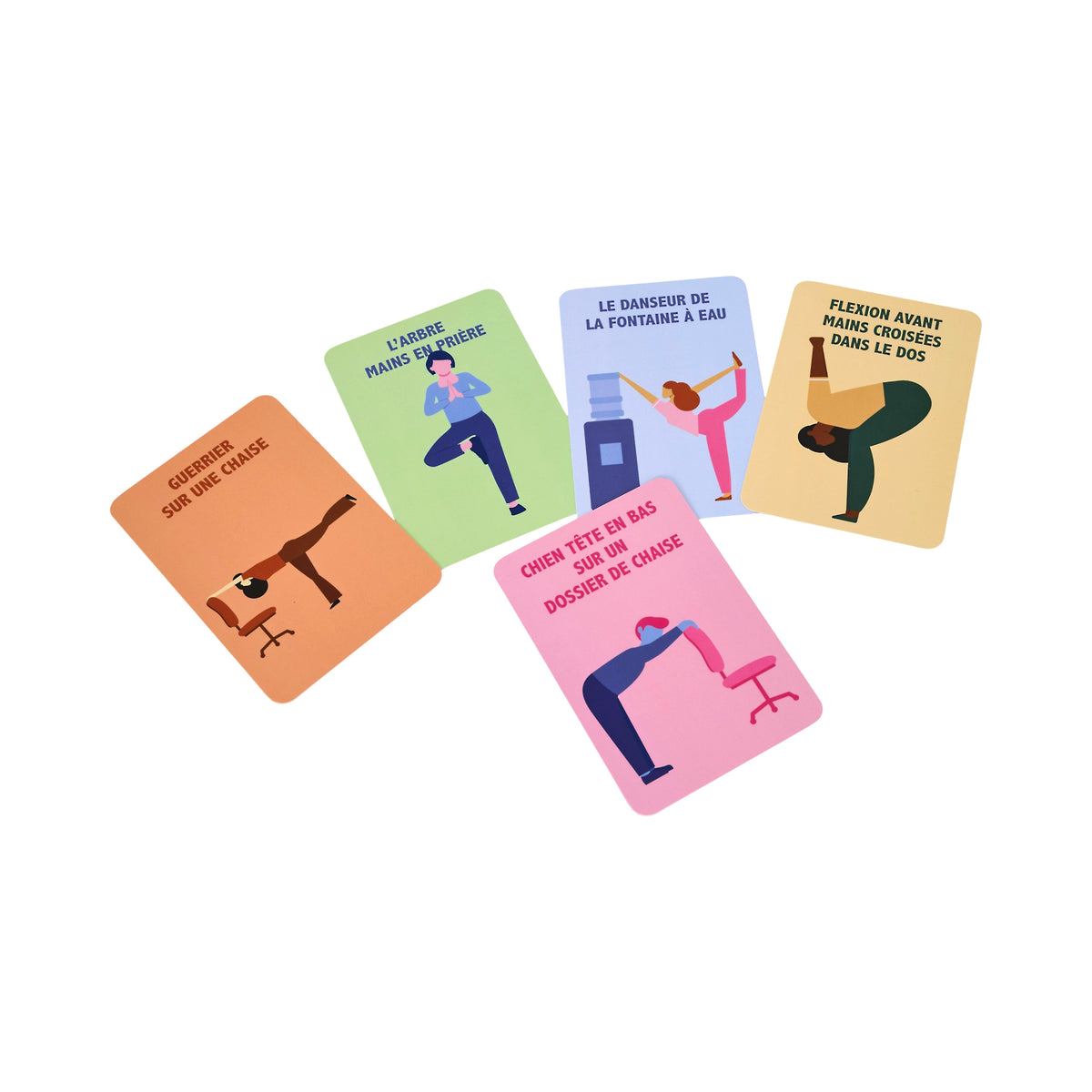 CARTES BIEN ETRE DU YOGA AU BUREAU