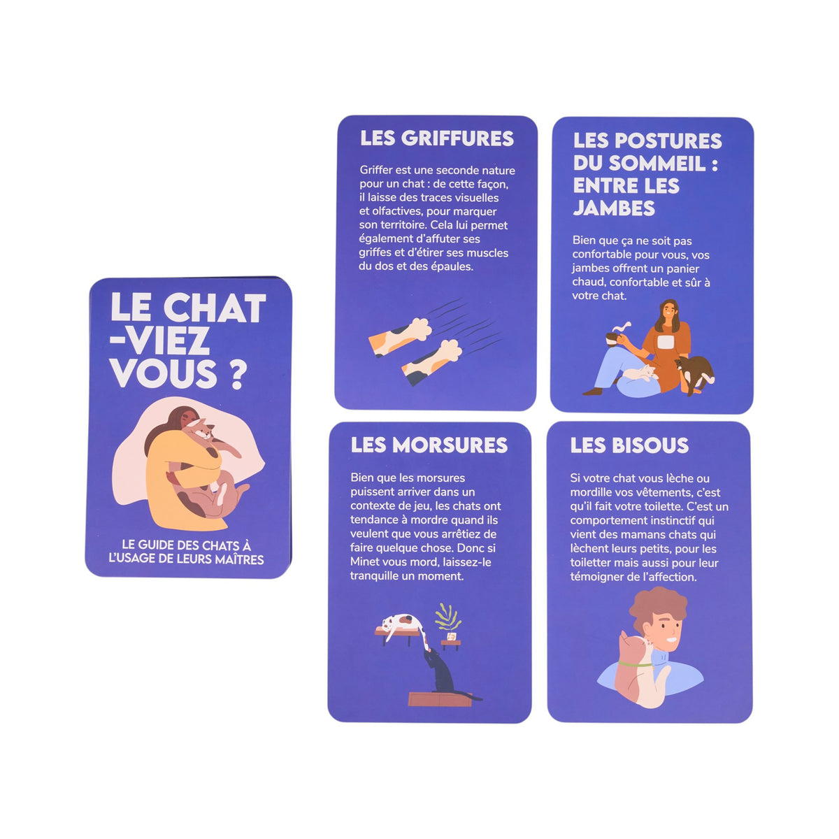 CARTES ANECDOTES CHAT LE CHAVIEZ VOUS