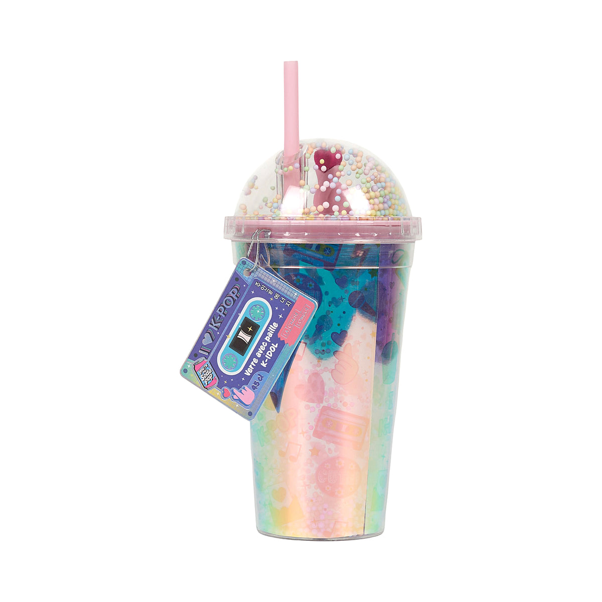 VERRE AVEC PAILLE KPOP