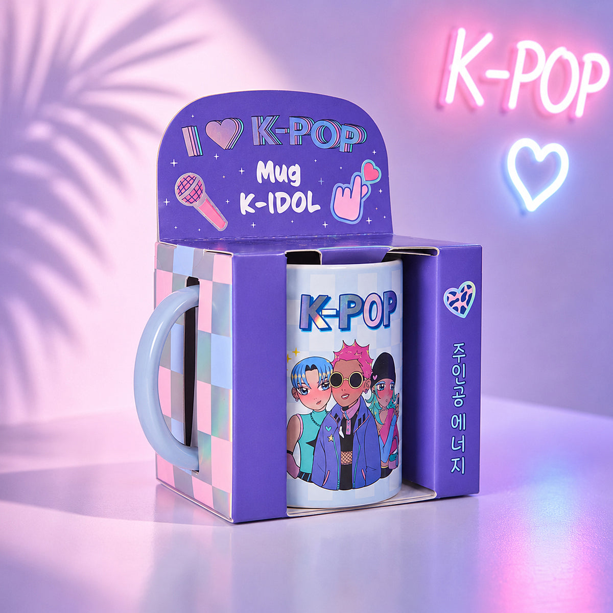 MUG KPOP FINGER HEART
