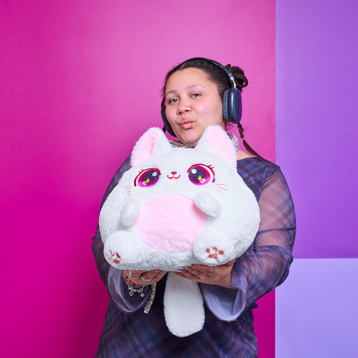 PELUCHE SHIRO CHAT BLANC K-POP