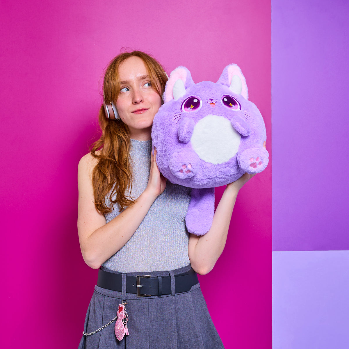 PELUCHE ONI CHAT VIOLET K-POP