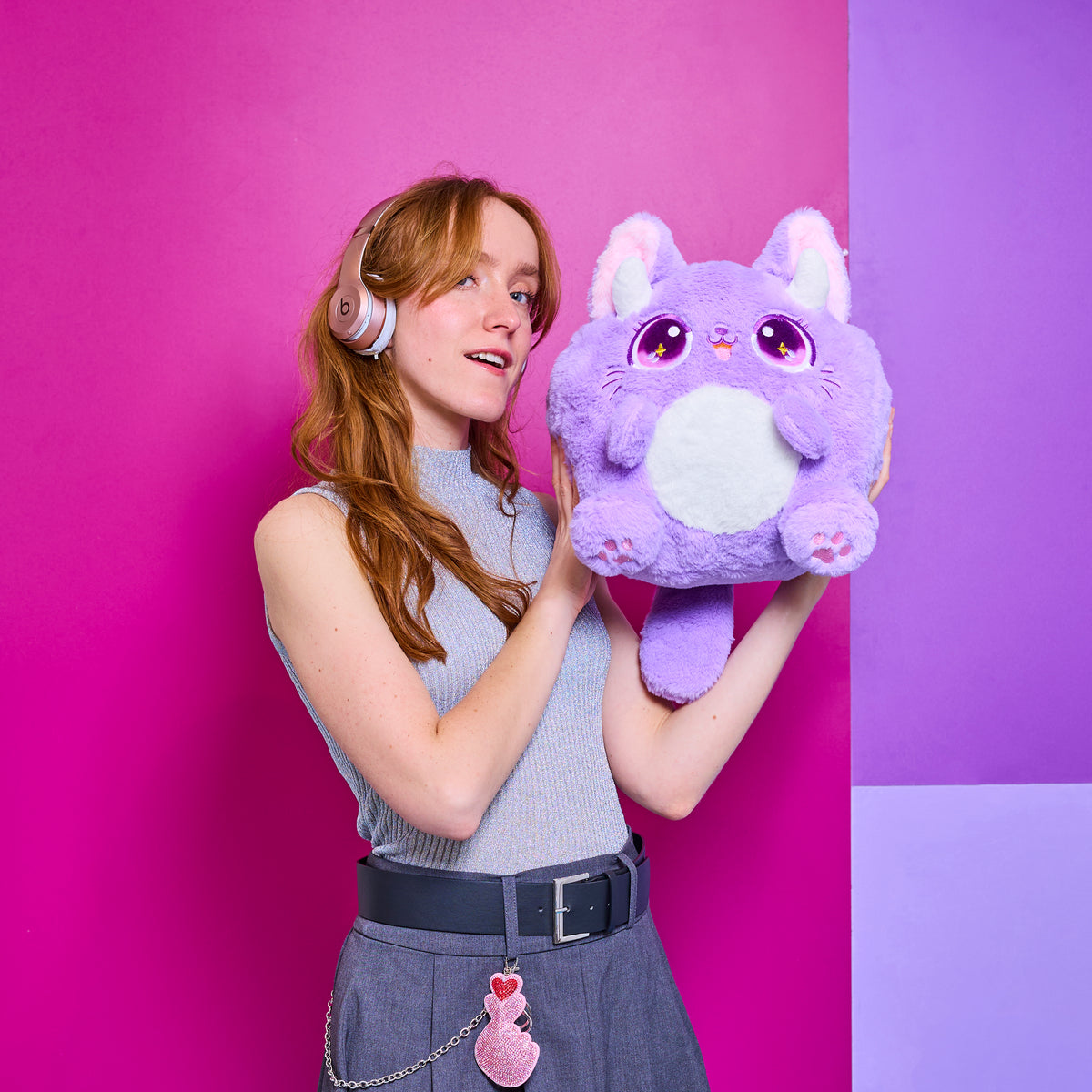 PELUCHE ONI CHAT VIOLET K-POP