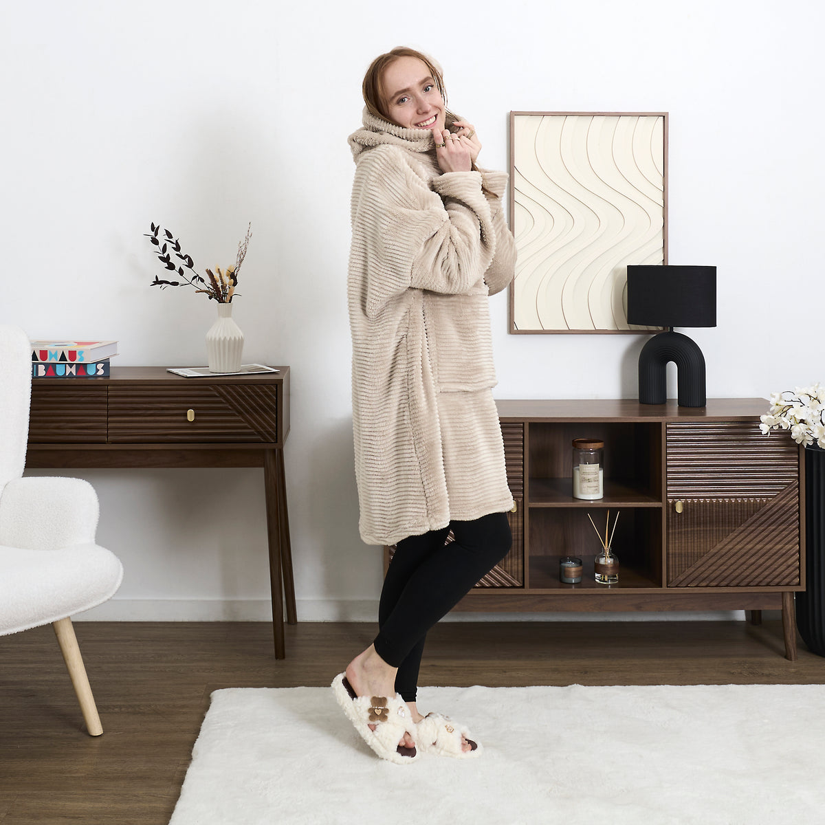 SWEAT PLAID COSY TIME COTELE
